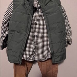 Carter's Olive Puffer Vest for Men